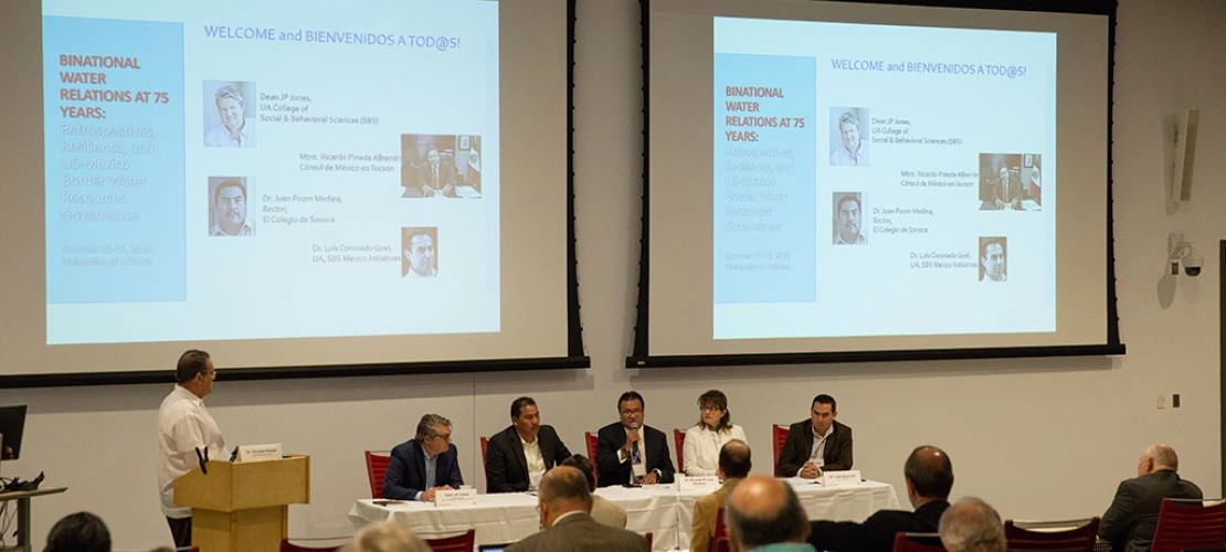 Dr. Nicolas Pineda leading the panel discussion on Monday, October 15th, 2018.