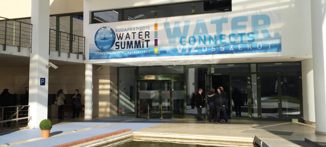 Budapest Water Summit at Millenáris Park (Photo by R. Varady)