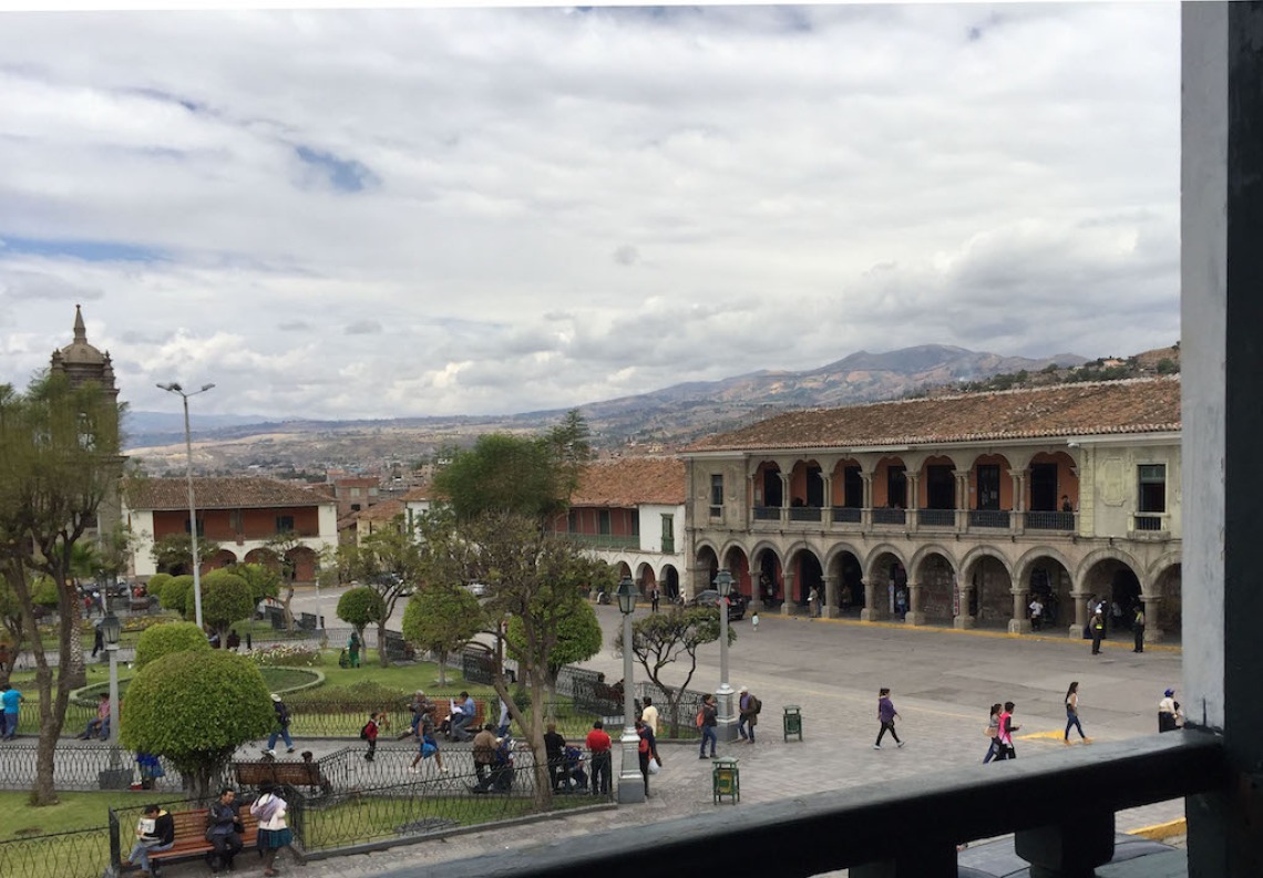 Plaza de Armas in Ayacucho Peru (R. Varady)