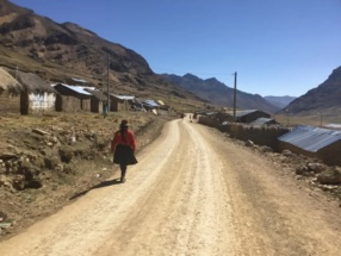 Community in the Cachi Basin in charge of maintaining the ecosystems upstream