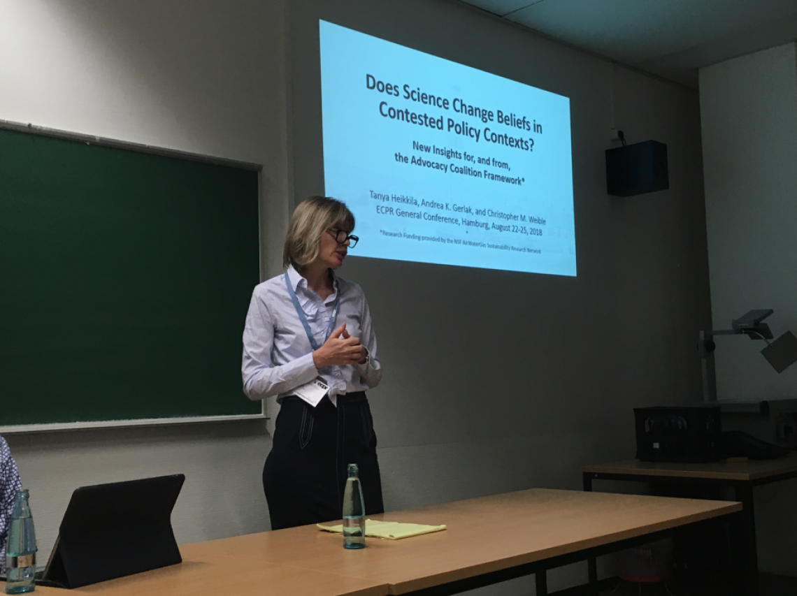 Andrea K. Gerlak presenting at the conference
