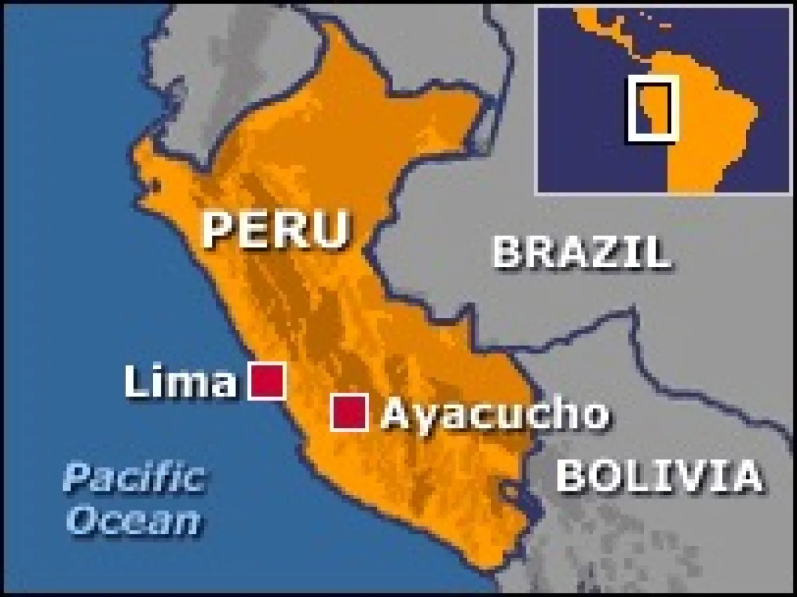 Map of Peru