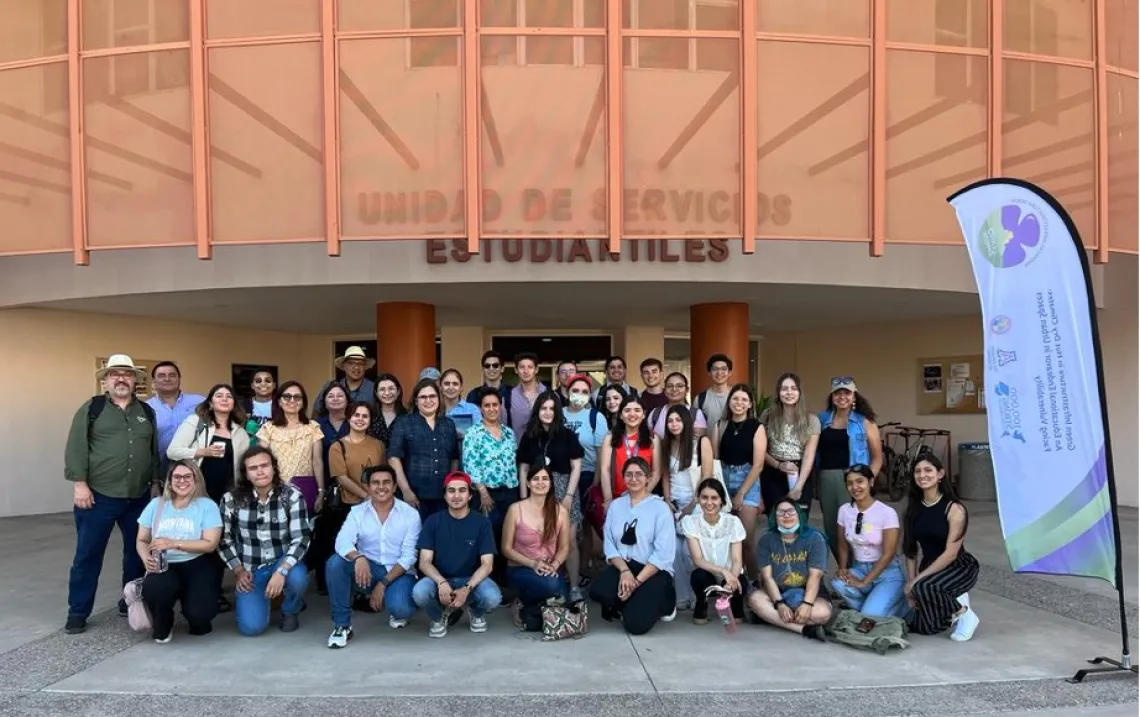 Binational team of faculty and students from the UArizona and UNISON at UNISON facilities.