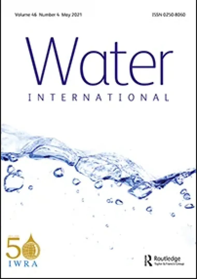 water international cover