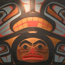 A piece of Indigenous art from northwestern North America.