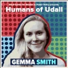 A colorful grid with a portrait of Gemma Smith under the header, "Udall Center for Studies in Public Policy Presents Humans of Udall."